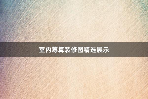 室内筹算装修图精选展示